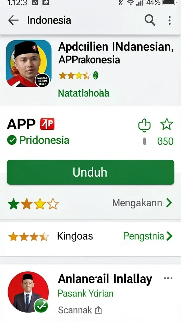 Karakter-karakter unik yang siap untuk dimainkan.