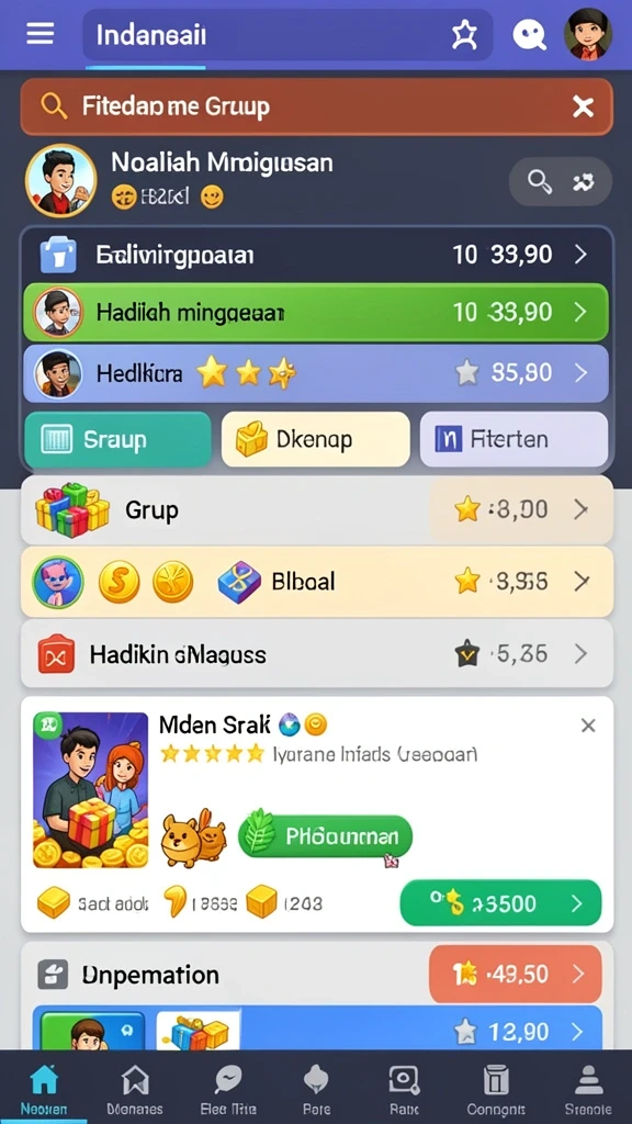 Tampilan antarmuka yang menarik dan mudah dinavigasi.