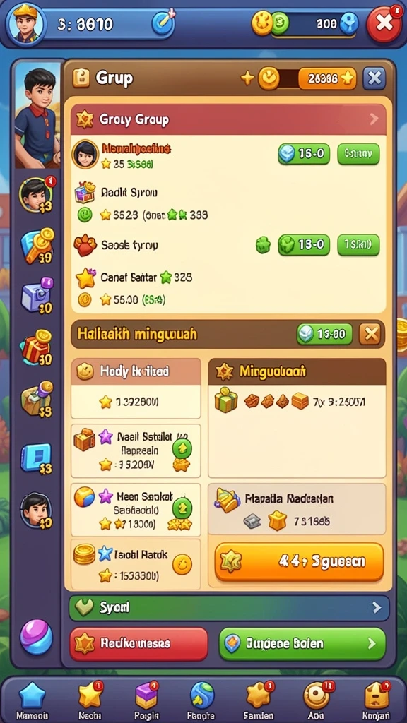 Fitur mode permainan yang bervariasi dan seru.