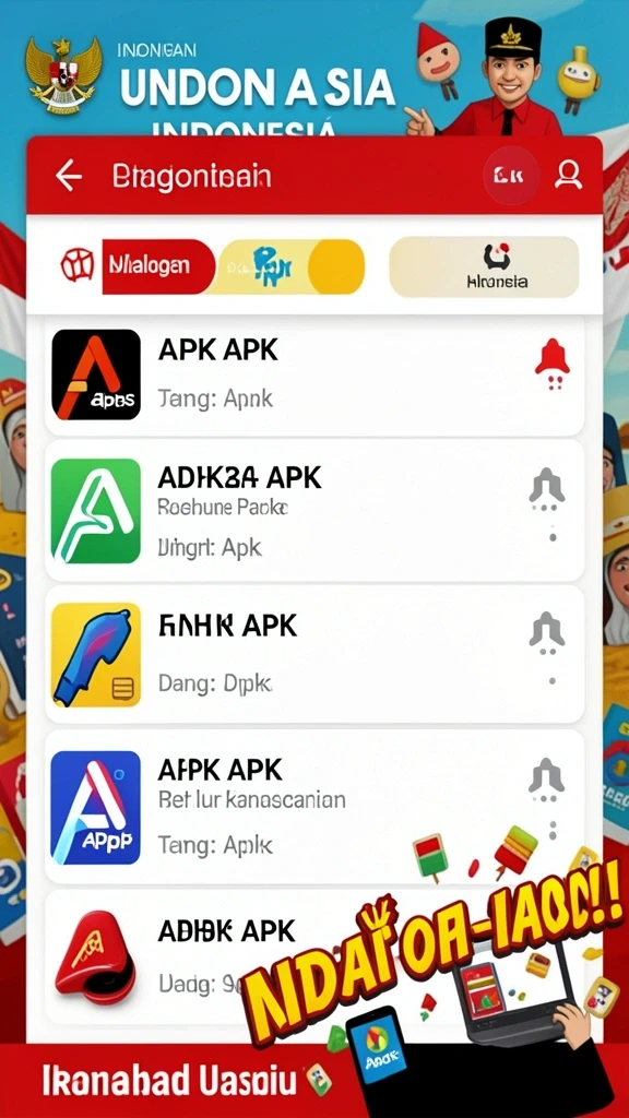 Menu utama yang mudah dinavigasi.