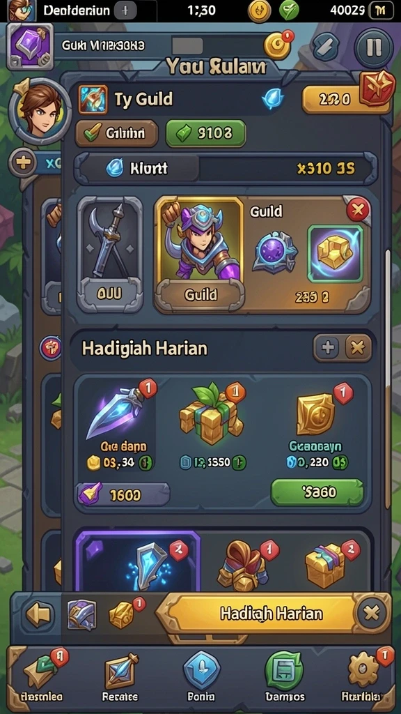 Mode multiplayer memungkinkan kompetisi seru dengan pemain lain.