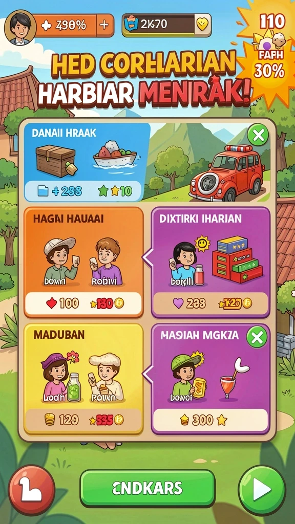 Tampilan antarmuka yang sederhana dan menarik.