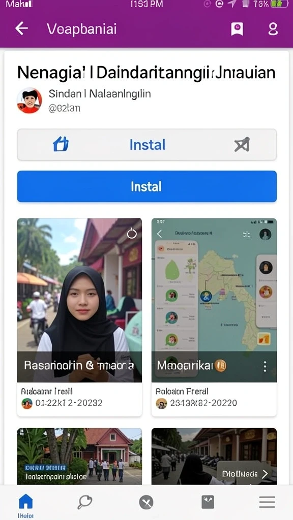 Screenshot menunjukkan karakter utama dalam pertarungan epik.