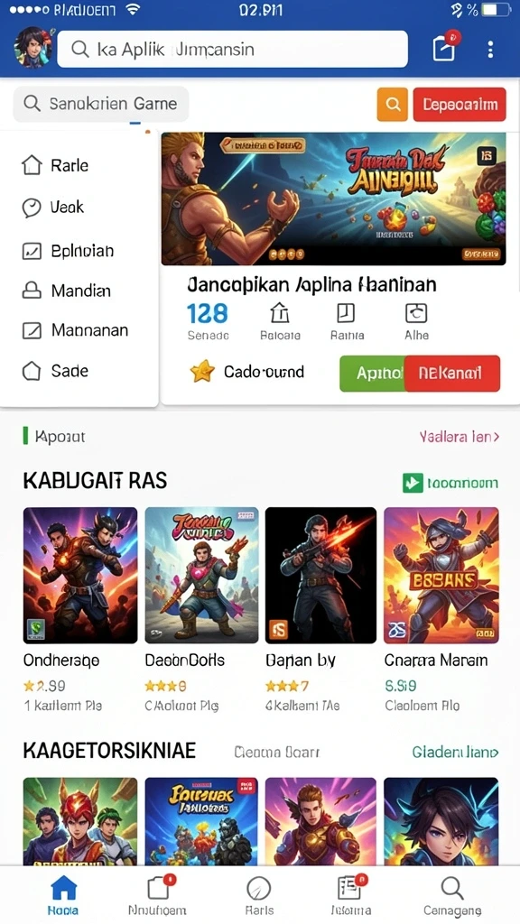 Tampilan antarmuka yang ramah pengguna.