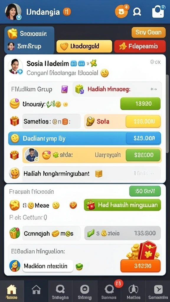 Screenshot opsi permainan yang tersedia.