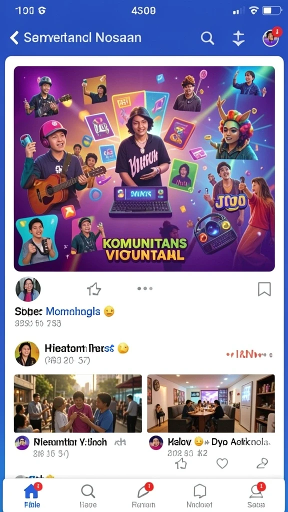 Tampilan antarmuka aplikasi yang menarik dan user-friendly.