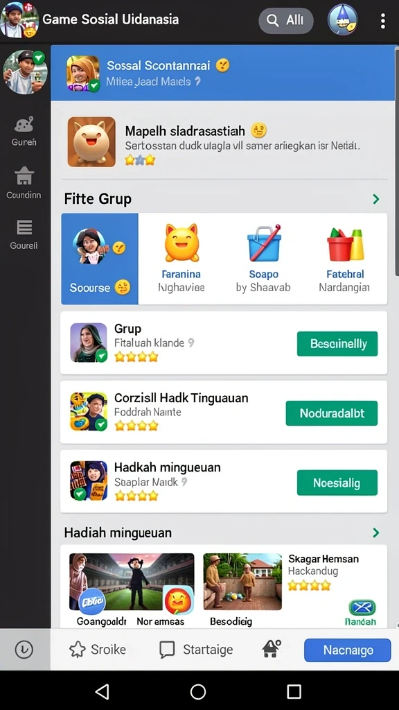Grafik yang memukau dan berwarna-warni.