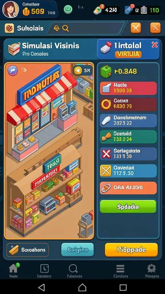 Tampilan utama aplikasi yang menarik dan user-friendly.