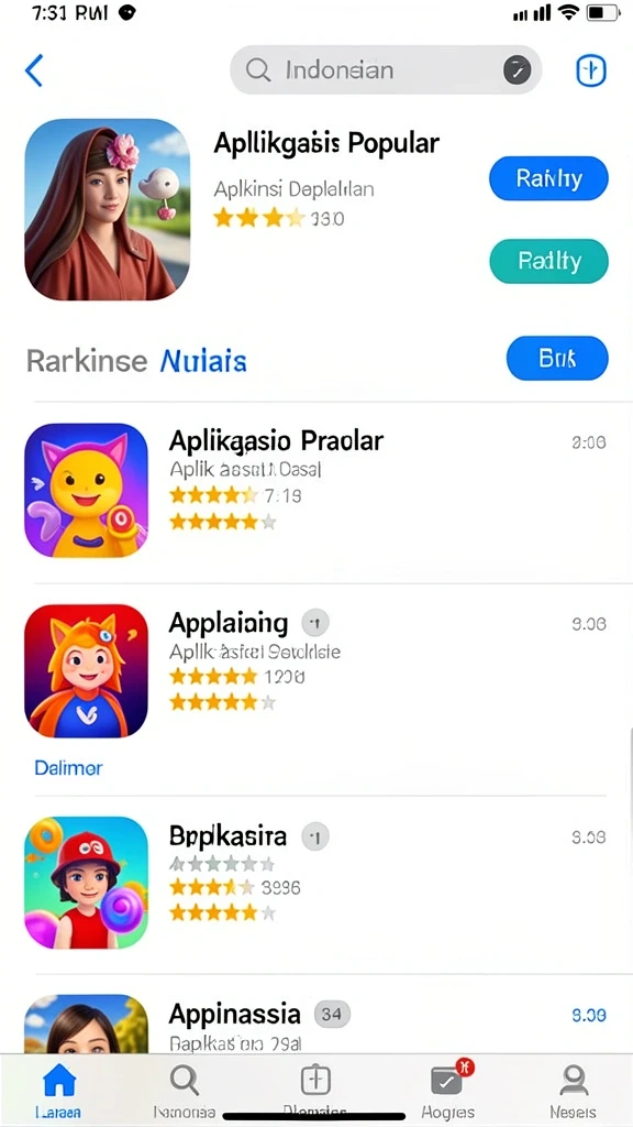 Tampilan antarmuka yang ramah pengguna.