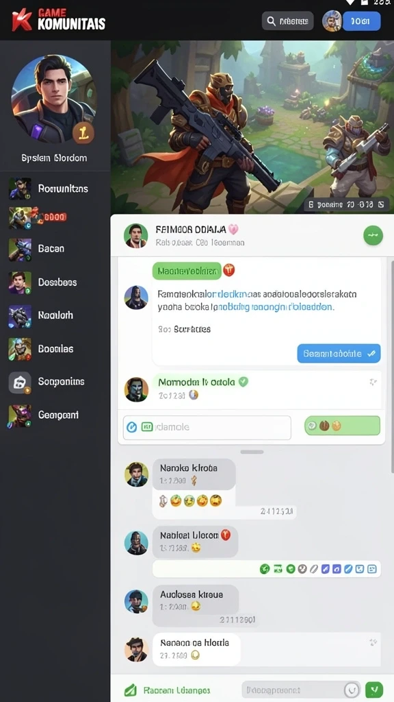 Berbagai pilihan permainan yang menantang dan seru.
