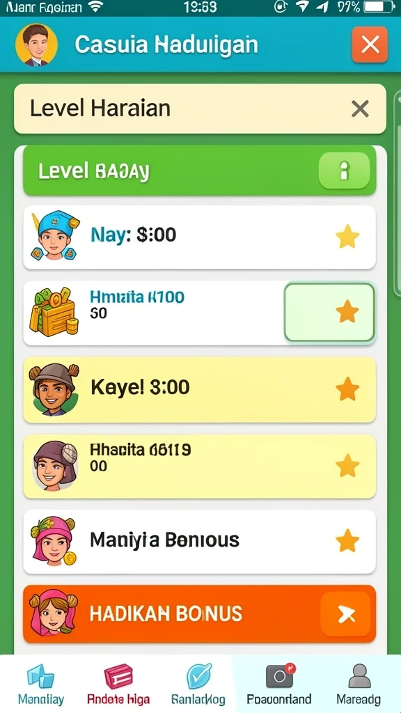 Tampilan antarmuka LUXARABET yang menarik dan user-friendly.