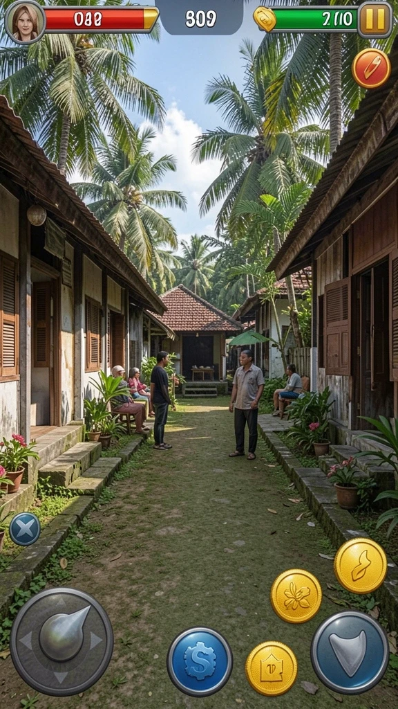 Mode multiplayer yang memungkinkan bermain dengan teman.