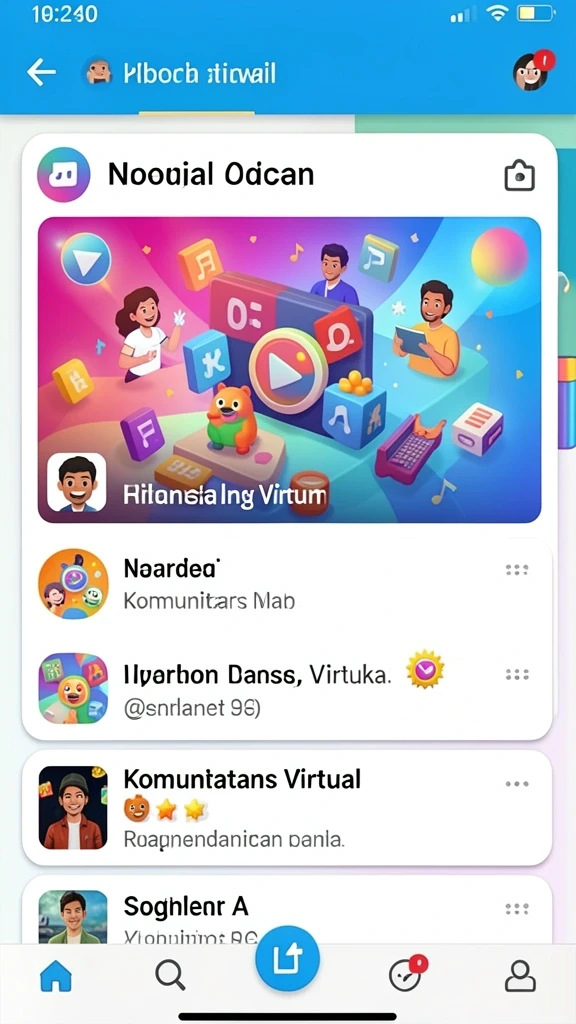 Tampilan level yang menakjubkan dan penuh warna.