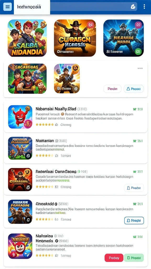 Tampilan grafis yang memukau dan penuh warna.
