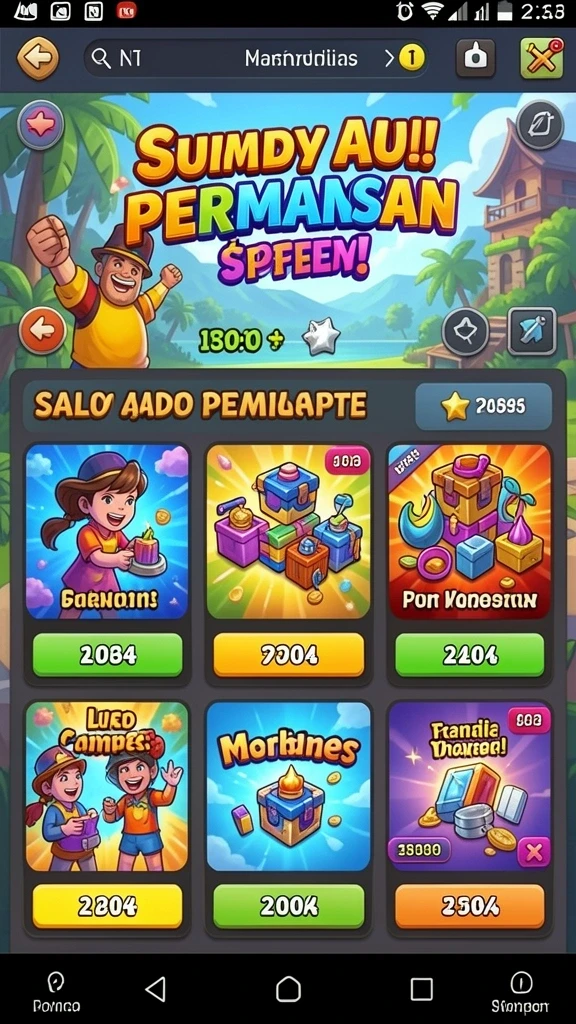 Setiap level menawarkan tantangan yang unik dan seru.