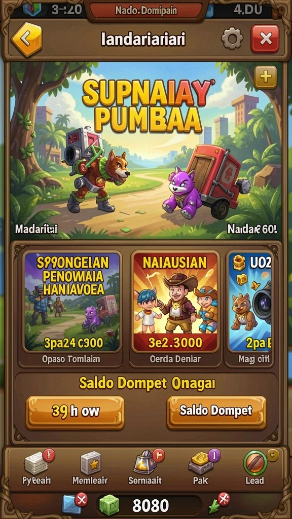 Tampilan antarmuka yang sederhana dan menarik.