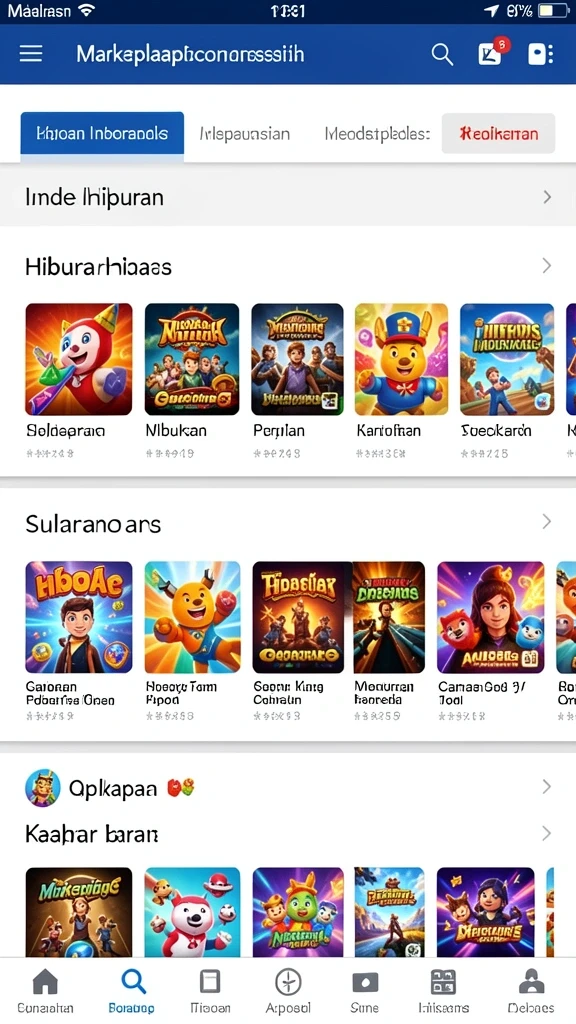 Screenshot menunjukkan karakter utama dalam aksi.