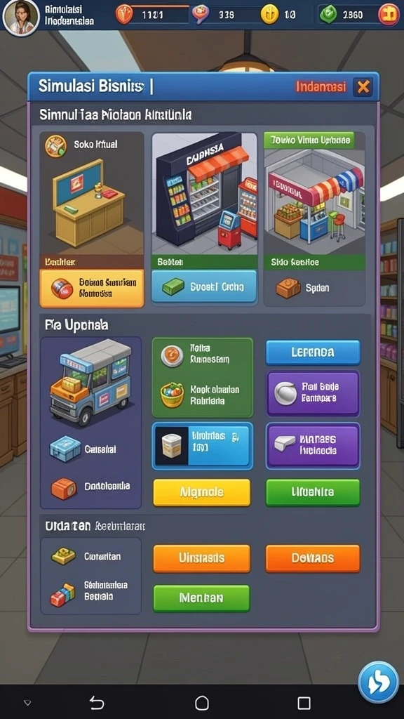 Antarmuka yang user-friendly dan menarik.
