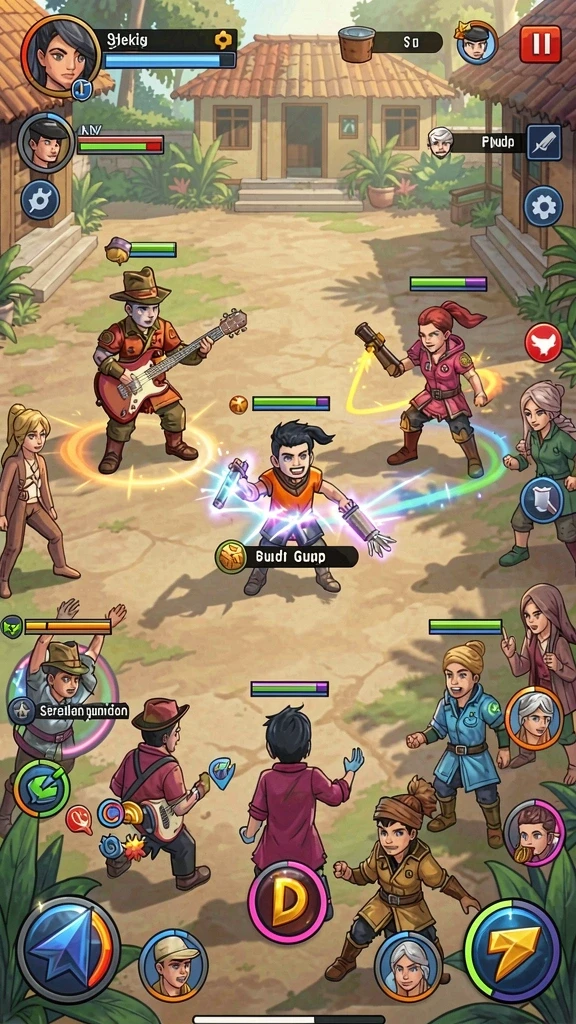 Karakter-karakter yang unik dan menarik dalam game.