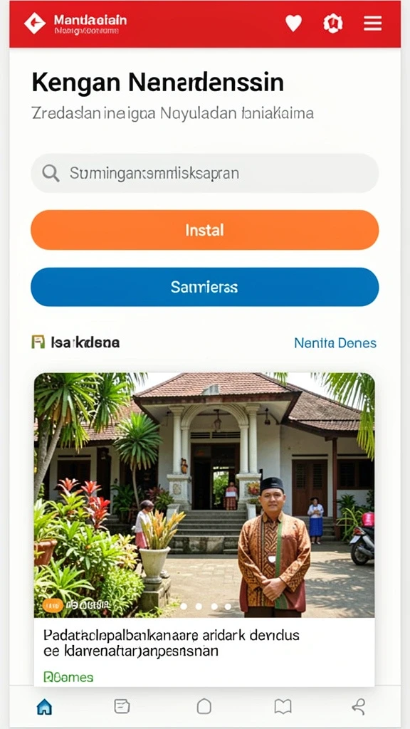 Antarmuka aplikasi yang intuitif dan menarik.