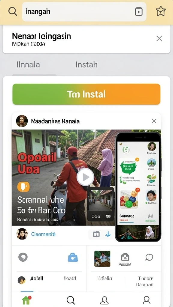 Momen menegangkan dengan musuh yang menyerang.