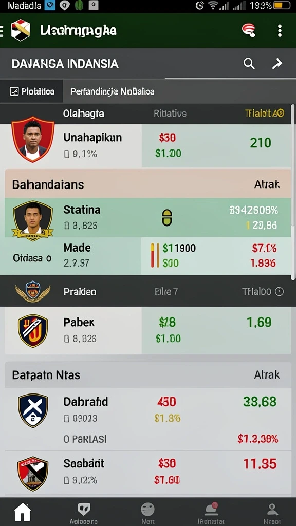 Tampilan antarmuka utama TT789 yang intuitif.
