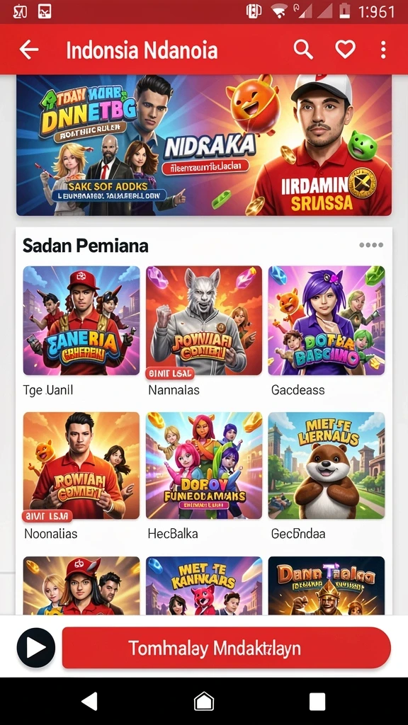 Tampilan awal game VM777 yang menarik dan modern.